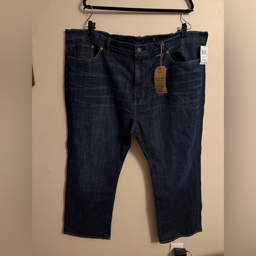 Lucky Brand Men's Dark Indigo Relaxed Jeans